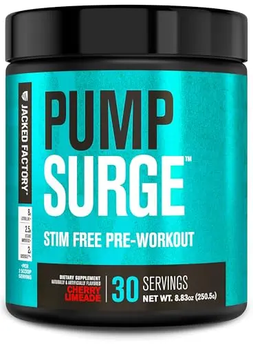 Jacked Factory Pumpsurge caffeine-free pre-workout