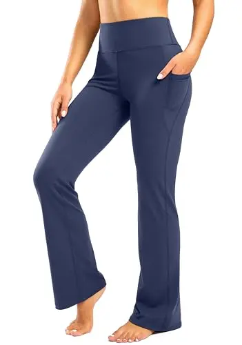 G Gradual women's bootcut yoga pants with pockets