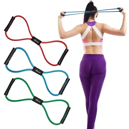 HPYGN figure 8 resistance bands for full body senior exercises