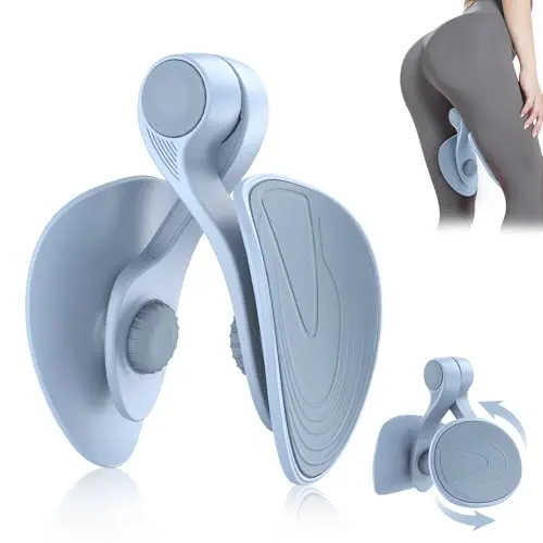 TINRIEF Hip Trainer showing blue plastic construction with soft silicone joints