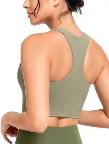 Yvette longline yoga bra top with removable padding