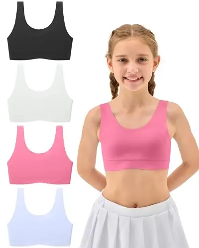 Sascina seamless training bra with double lined chest for girls